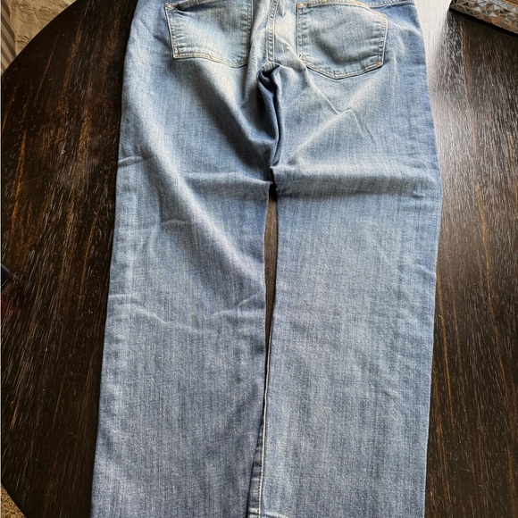 Pilcro raw hem wide leg denim jeans size 32 - Picture 4 of 6